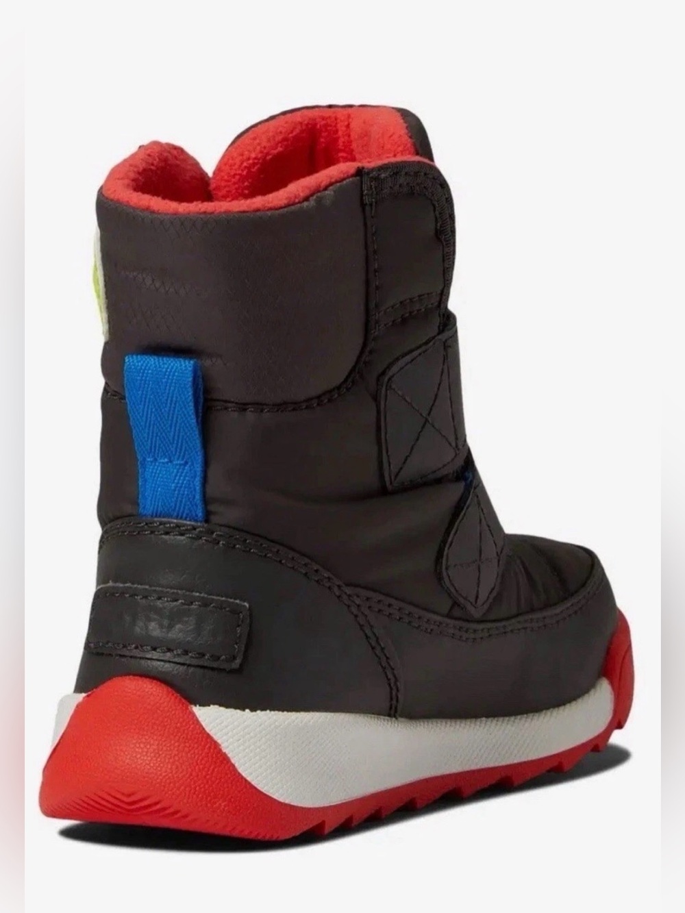 Sorel Toddler Whitney II Strap Size 6 Waterproof Winter Boot - Jet/Poppy Red - Picture 7 of 8